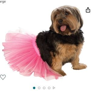 Pink dog tutu